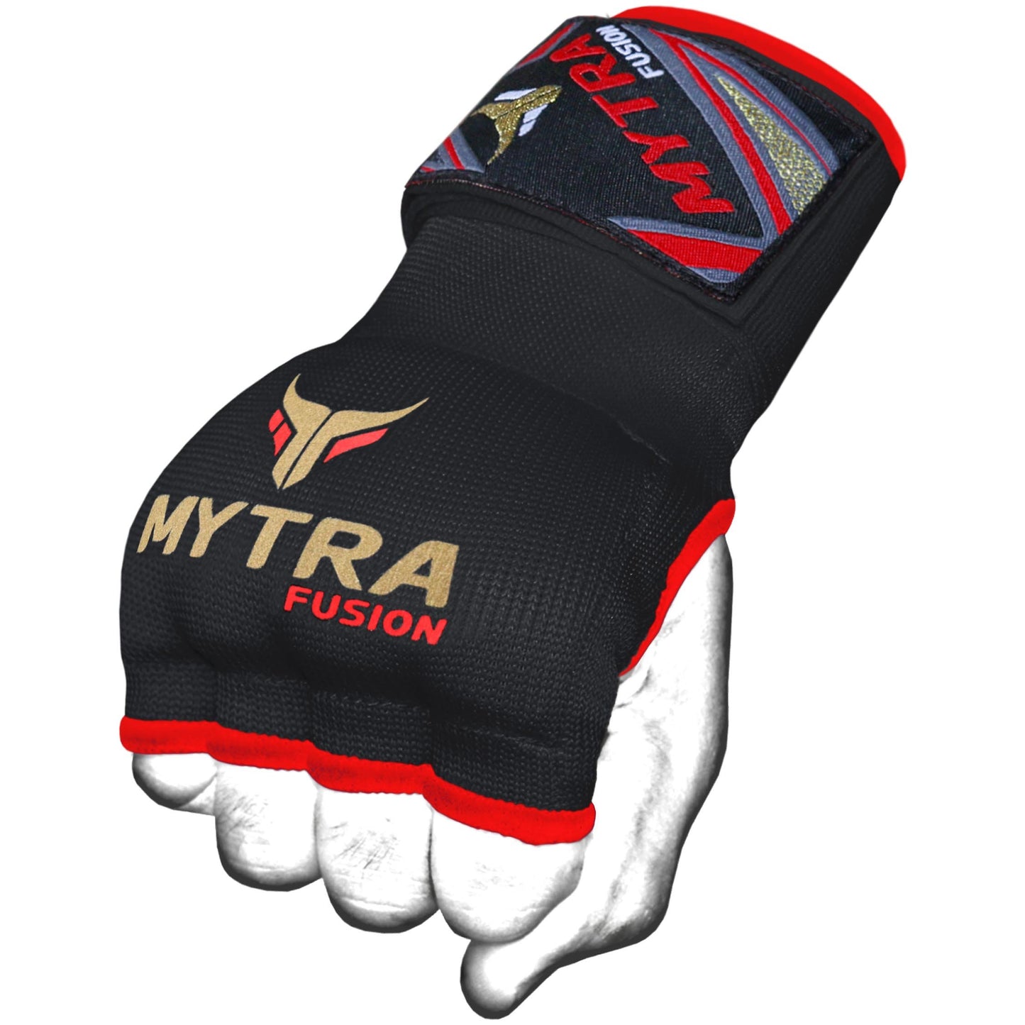 Mytra Hybrid Weight Lifting Gym Fitness Workout Inner Gloves Bar Grippers Boxing MMA Muay Thai Gym Workout hand wraps Gel inner gloves fingerless gloves bandages mitts hand protector