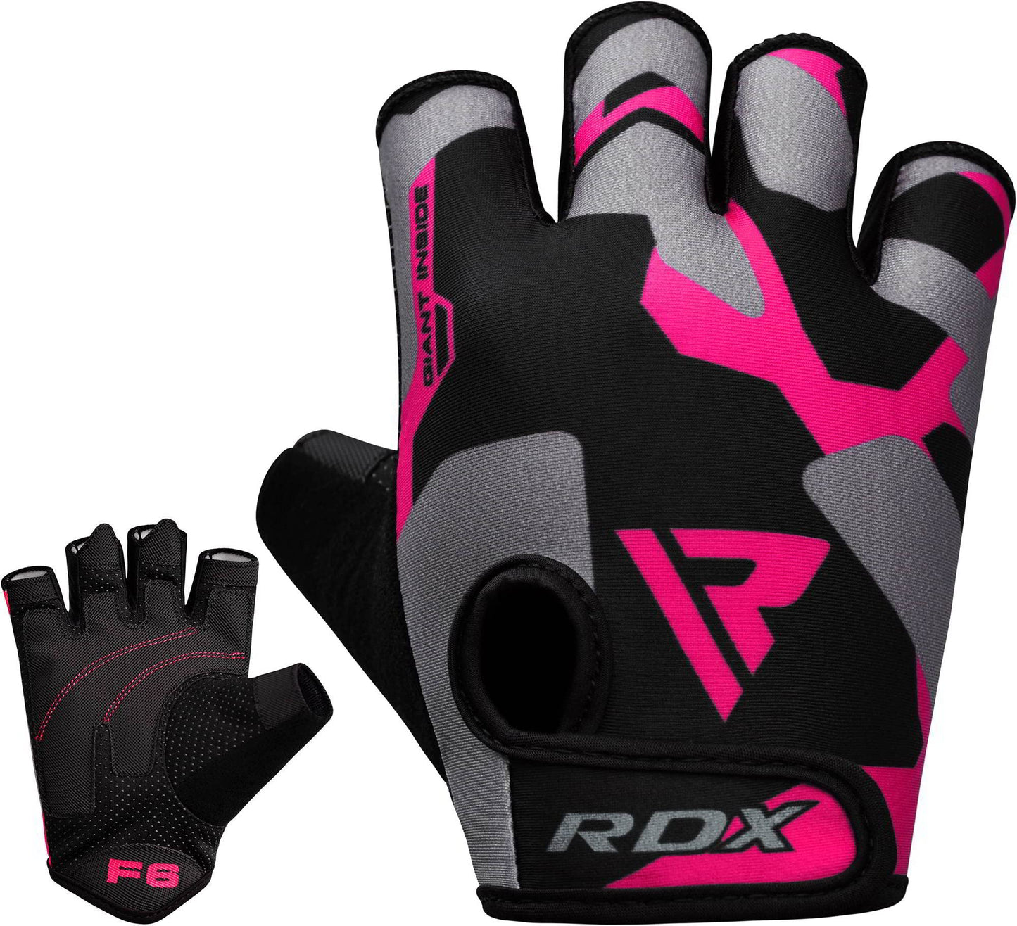 RDX Fitness Handschuhe Damen Frauen, Trainingshandschuhe Gewichtheben Krafttraining, rutschfest Gym Workout Bodybuilding Women Weight Lifting Gloves, Kraftsport Workout, Powerlifting Radfahren