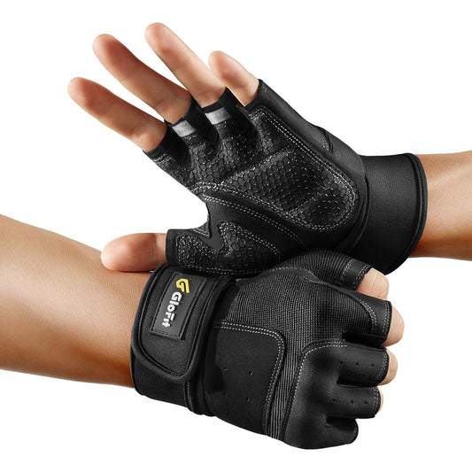 Glofit Fitness Handschuhe für Damen und Herren, Trainingshandschuhe mit Handgelenkband-Unterstützung, Sporthandschuhe für Crossfit, Bodybuilding, Radsport, Gym, Krafttraining,