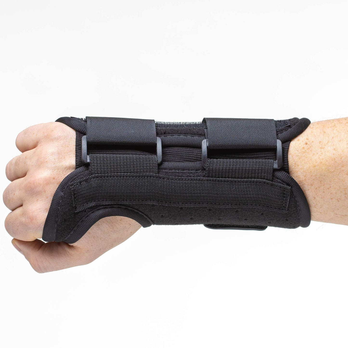 Carpal Tunnel Wrist Brace Support with 2 Straps and Metal Splint Stabilizer - Helps Relieve Tendinitis Arthritis Carpal Tunnel Pain - Reduces Recovery Time for Men Women - Right (L/XL)