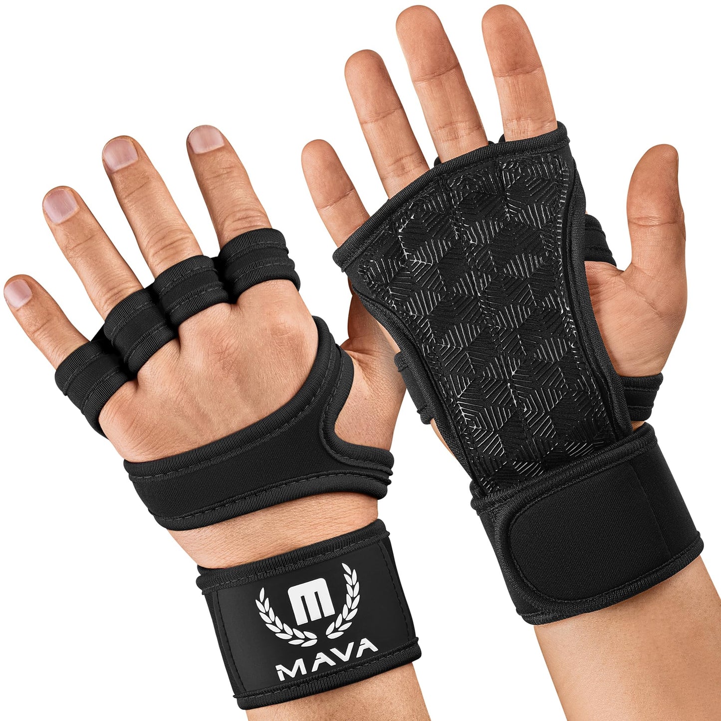 Mava Gewichtheber-Handschuhe mit Handgelenkstütze – Trainingshandschuhe für Training, Klimmzüge, Calisthenics &amp; Fitness – Für Männer &amp; Frauen