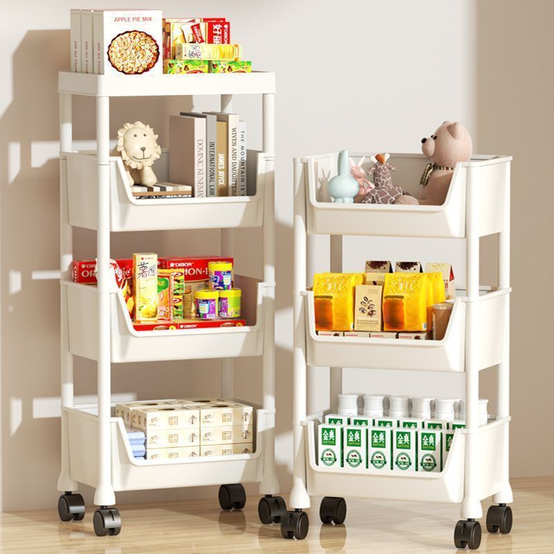 Movable Shelves Multi-functional Home Floor Bookshelf