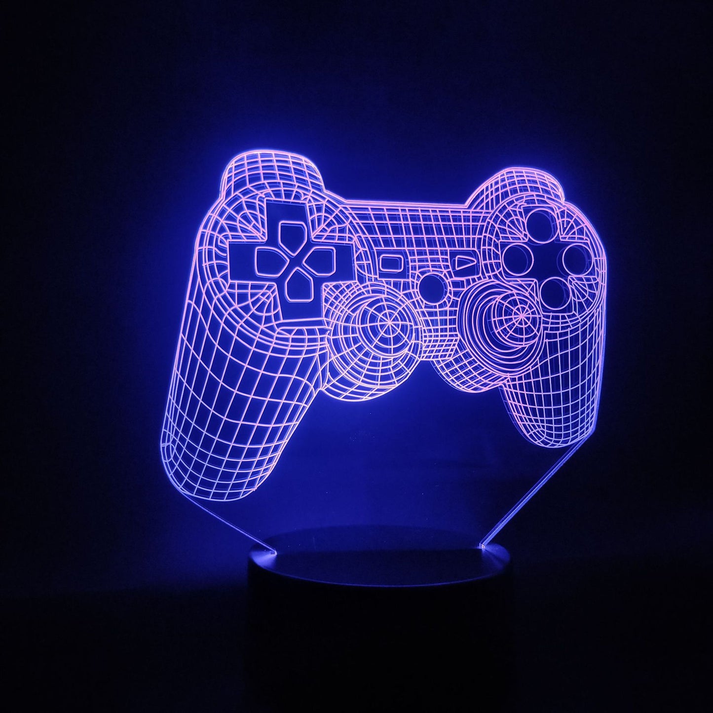 Gamepad 3D Nachtlicht kreative Wohnlampe