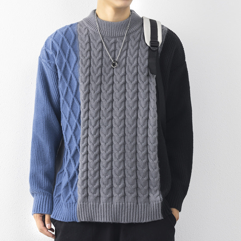 Men's Wool Loose Trend Sweater Bottoming