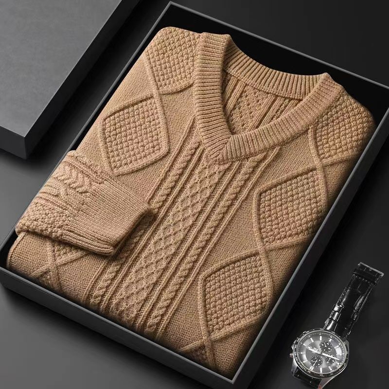 Men's Thickened Thermal Base Sweater