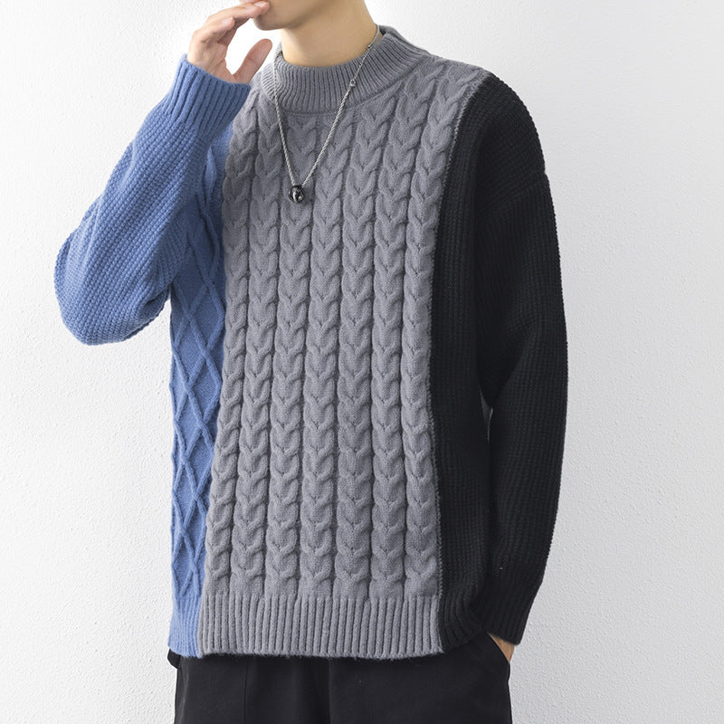 Men's Wool Loose Trend Sweater Bottoming