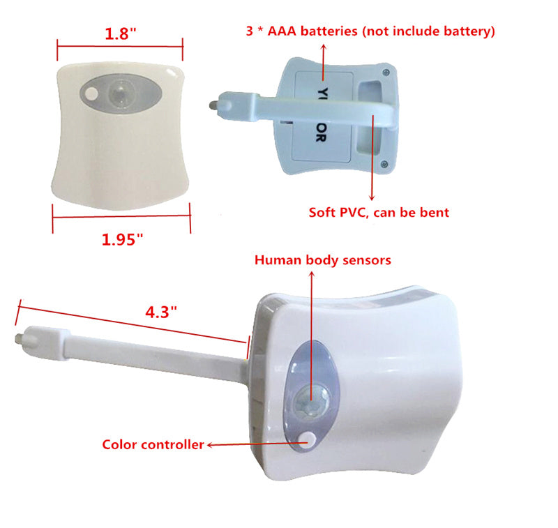 Toiletteninduktions-LED-Nachtlicht