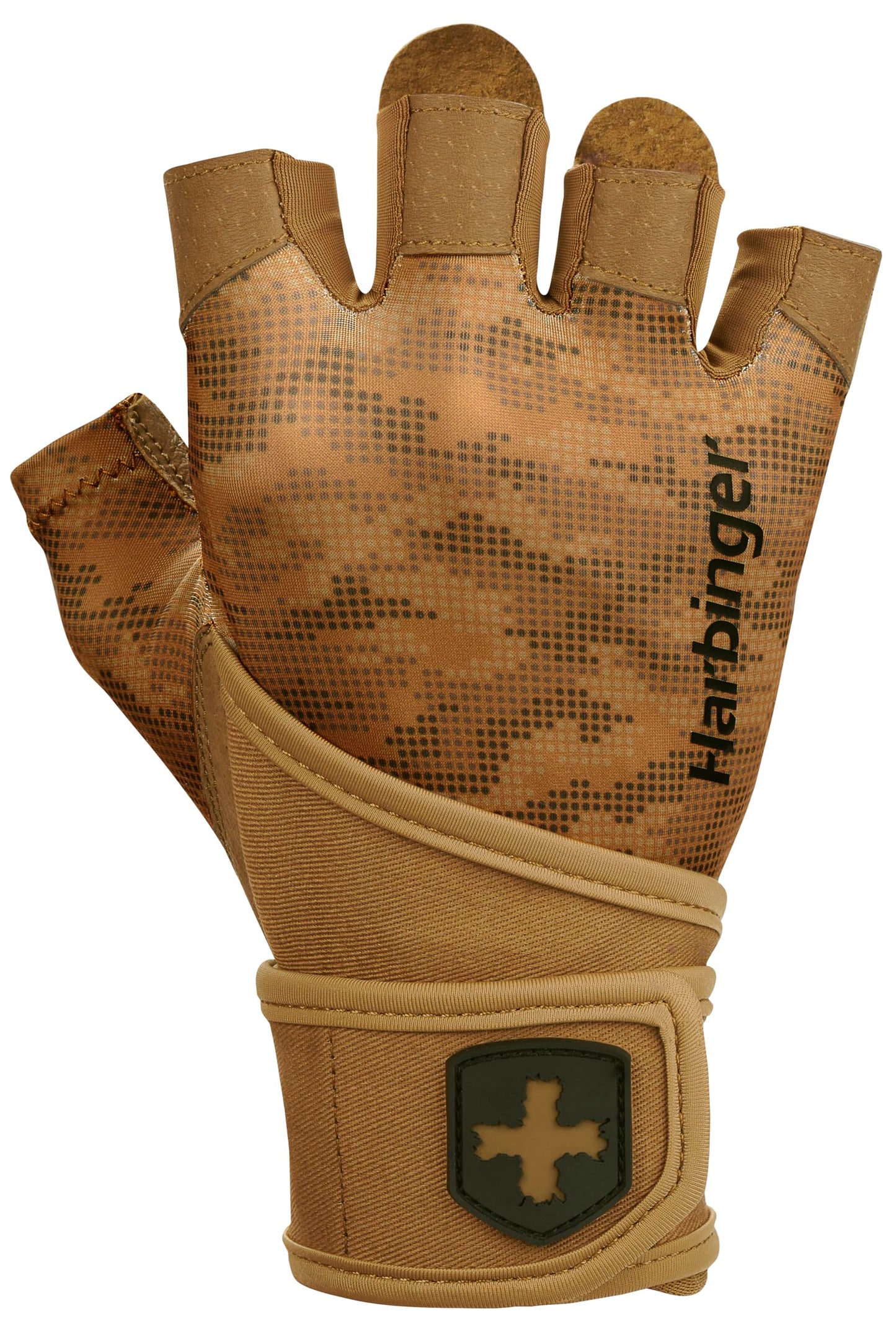 Harbinger Pro Wristwrap 2.0 Handschuhe für Gewichtheber, Unisex, Tan, X-Large