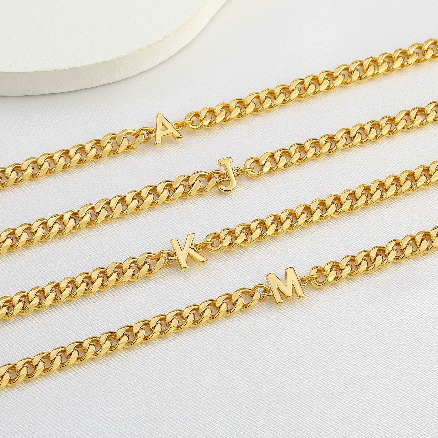 Gold Bracelet Mens Gifts, Cuban Link Bracelet for Men Letter J Gold Bracelets for Men Initial Bracelet for Men Gold Chain Bracelet for Men Dainty Mens Jewelry Meaningful Gifts Bracelets for Men