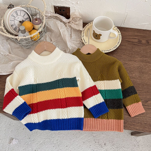 Sweater Cardigan Baby Round Neck Coat