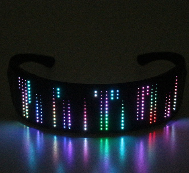 LED display glasses for dj music party