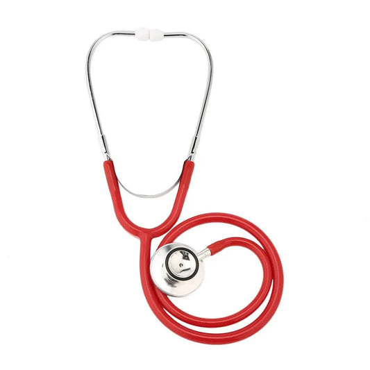 Double-Sided Stethoscope Single Tube Doctors Nurse Medical Professional Cardiology Stethoscope Alloy Chestpiece Health Care