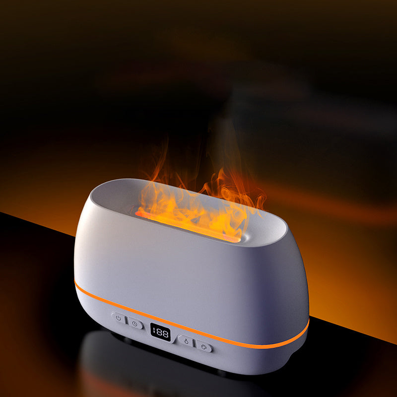 Dropshipping 3D Flamme Luftbefeuchter 200ml USB Flamme Aroma Diffusor Haushalt Humide Aromatherapie Diffusor