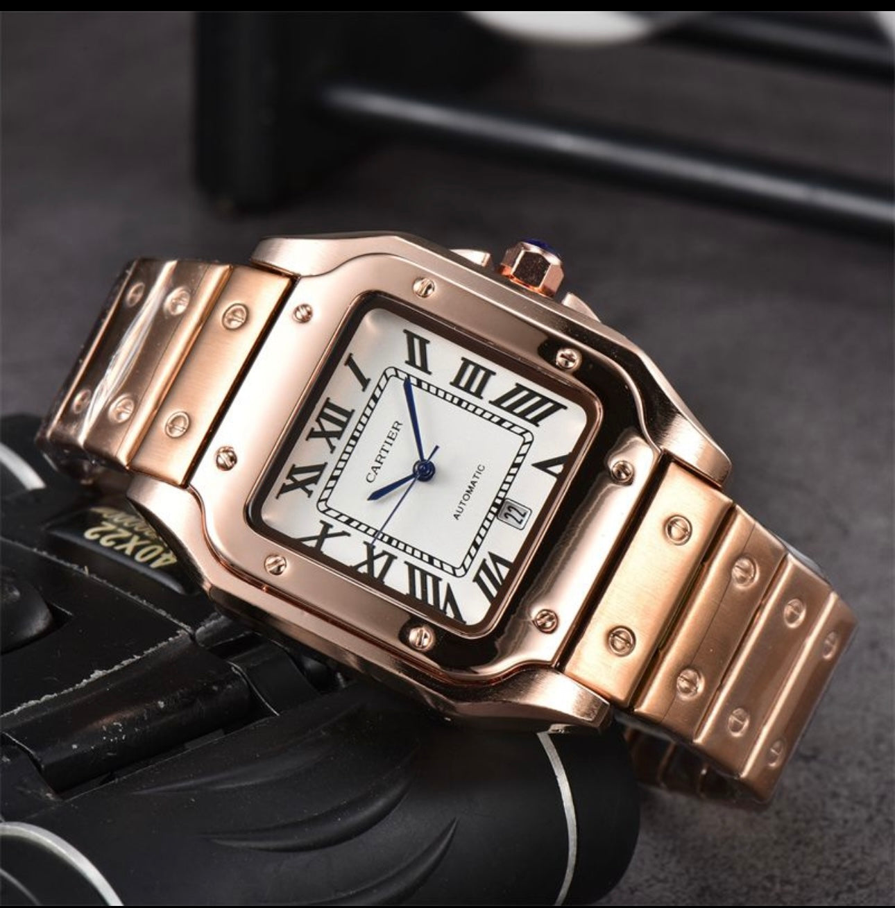 Cartier Uhr. Hochwertige Herrenuhr