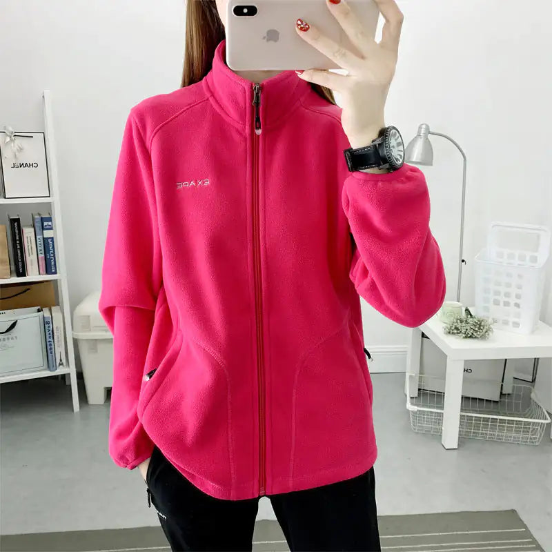 Casual Thickening Polar Fleece Shell Jacket