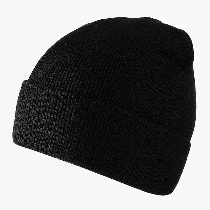 Ribbed Knitted Fisherman Beanie Hat