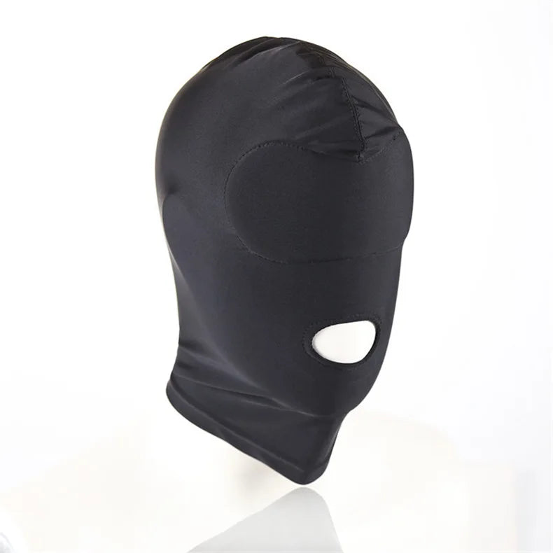 New Arrival 1/2/3 Hole Men Women Adult Spandex Balaclava Open Mouth Face Eye Head Mask Costume Slave Game Role Play