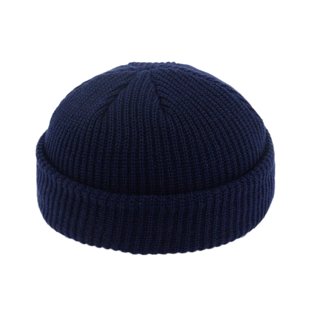 "Trendy Pumpkin Beanie - Warm Knitting Skull Cap for Men & Women - Unisex Hip-Hop Style Winter Hat"