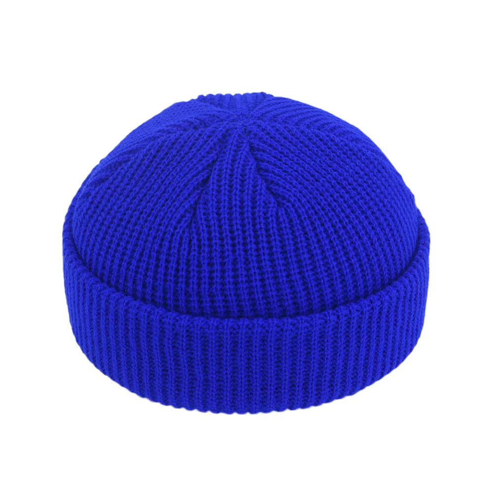 "Trendy Pumpkin Beanie - Warm Knitting Skull Cap for Men & Women - Unisex Hip-Hop Style Winter Hat"