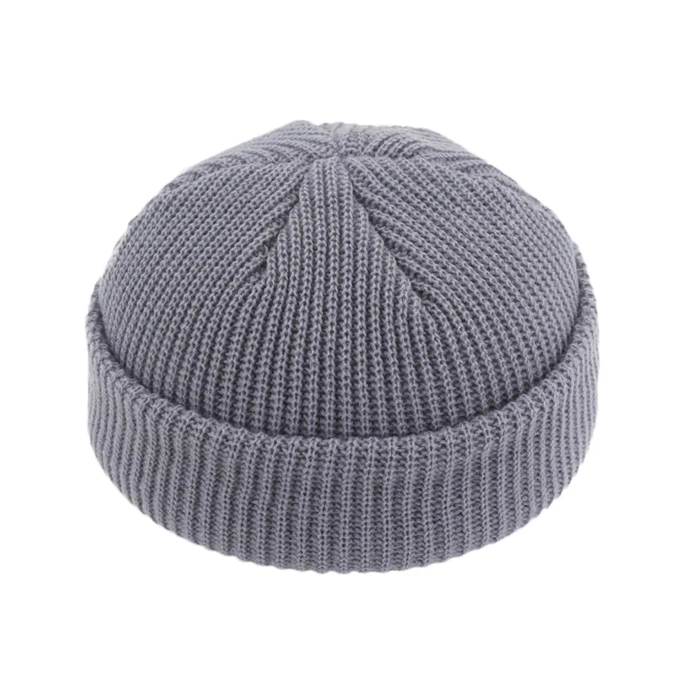 "Trendy Pumpkin Beanie - Warm Knitting Skull Cap for Men & Women - Unisex Hip-Hop Style Winter Hat"