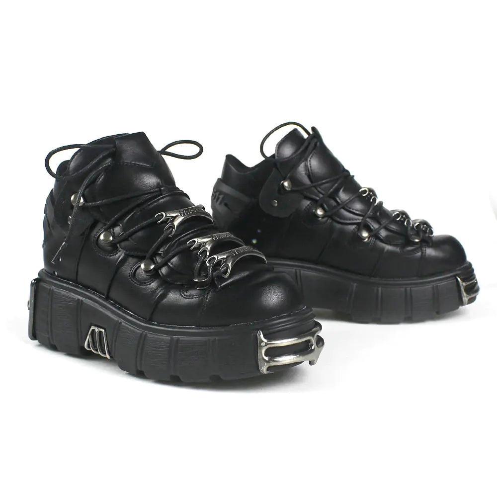 U-DOUBLE Marke Punk Stil Frauen Schuhe