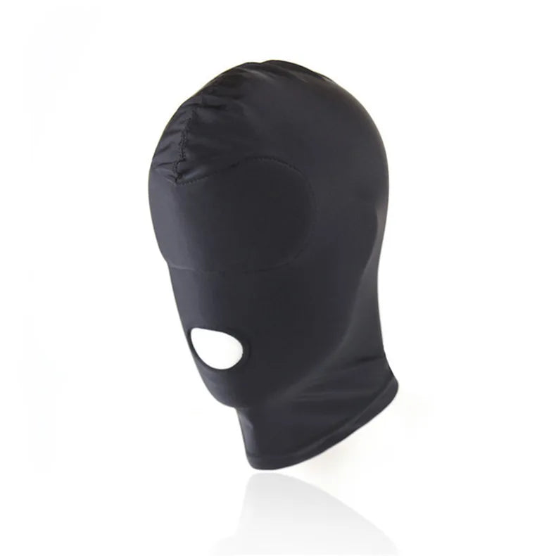 New Arrival 1/2/3 Hole Men Women Adult Spandex Balaclava Open Mouth Face Eye Head Mask Costume Slave Game Role Play