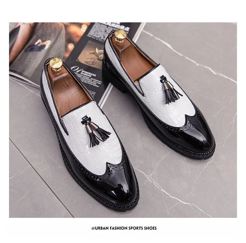 Fashion Shoe Office Shoes for Men Casual Shoes Breathable Leather Loafers Driving Moccasins Comfortable Slip on 2022 Three Color