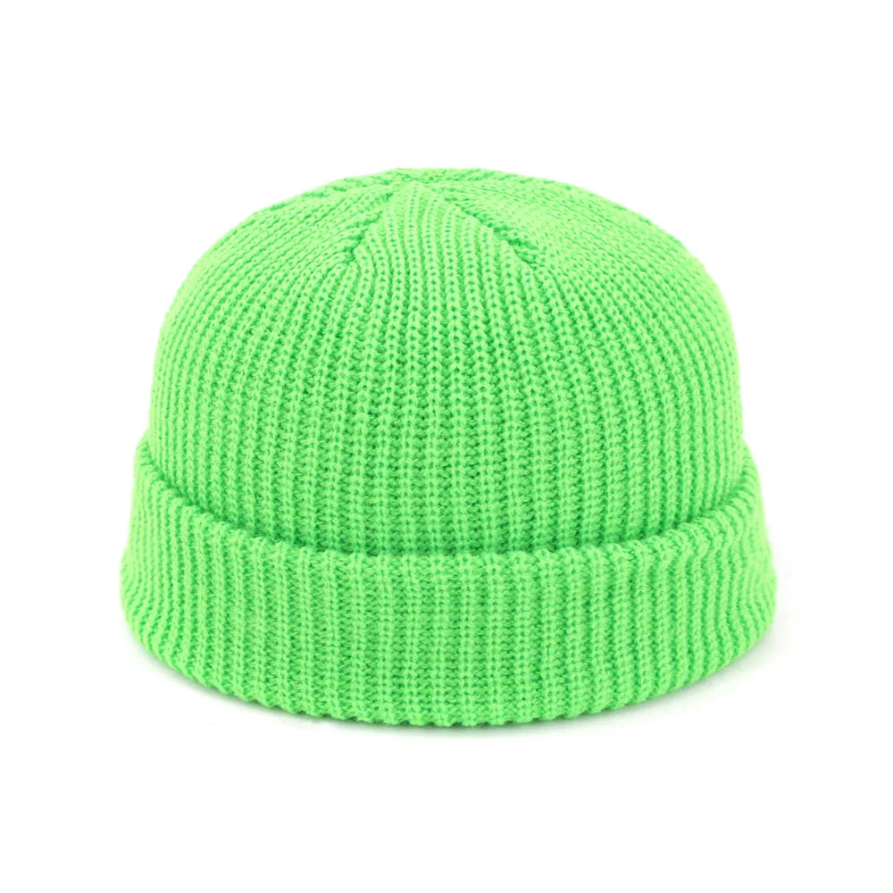 "Trendy Pumpkin Beanie - Warm Knitting Skull Cap for Men & Women - Unisex Hip-Hop Style Winter Hat"