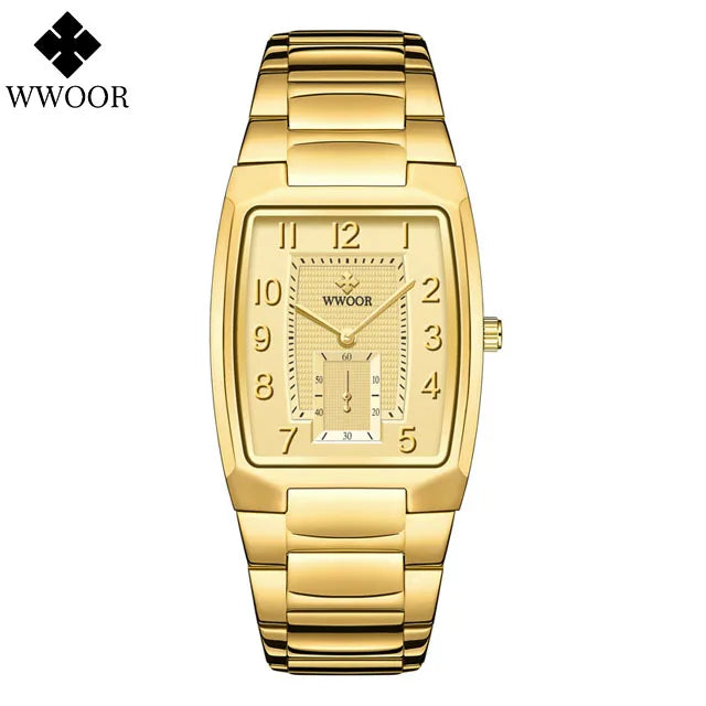 Fashion Women Wrist Watches WWOOR New Top Brand Luxury Creative Steel Ladies Bracelet Watch Dress Female Quartz Waterproof Clock