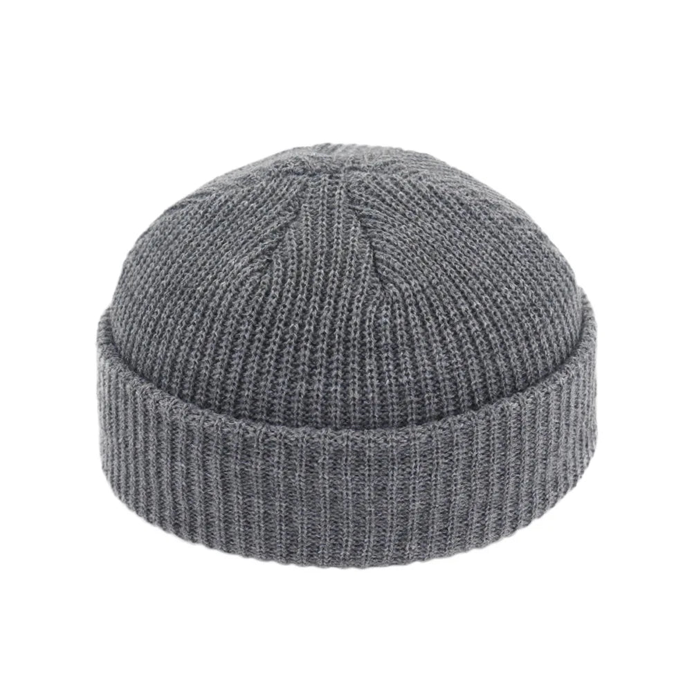 "Trendy Pumpkin Beanie - Warm Knitting Skull Cap for Men & Women - Unisex Hip-Hop Style Winter Hat"