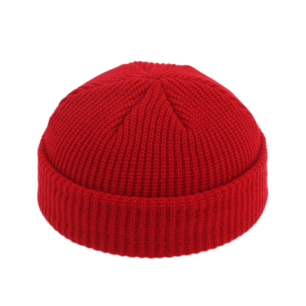 "Trendy Pumpkin Beanie - Warm Knitting Skull Cap for Men & Women - Unisex Hip-Hop Style Winter Hat"