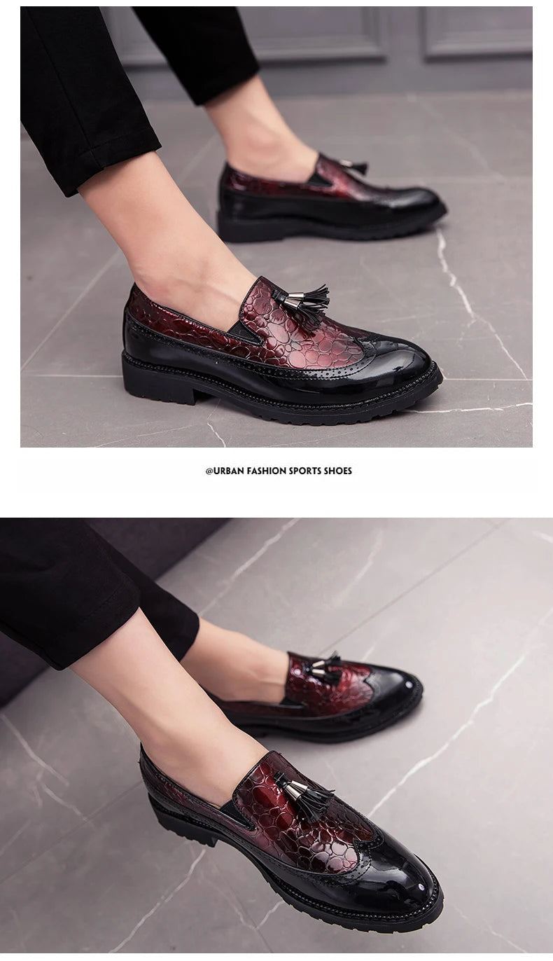 Fashion Shoe Office Shoes for Men Casual Shoes Breathable Leather Loafers Driving Moccasins Comfortable Slip on 2022 Three Color