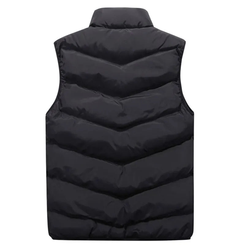 Crocodile brand Plus size vest Mens Jacket Sleeveless Vests  Jackets men Casual Coats Mens Vest Man Cotton Thicken Waistcoat 8XL