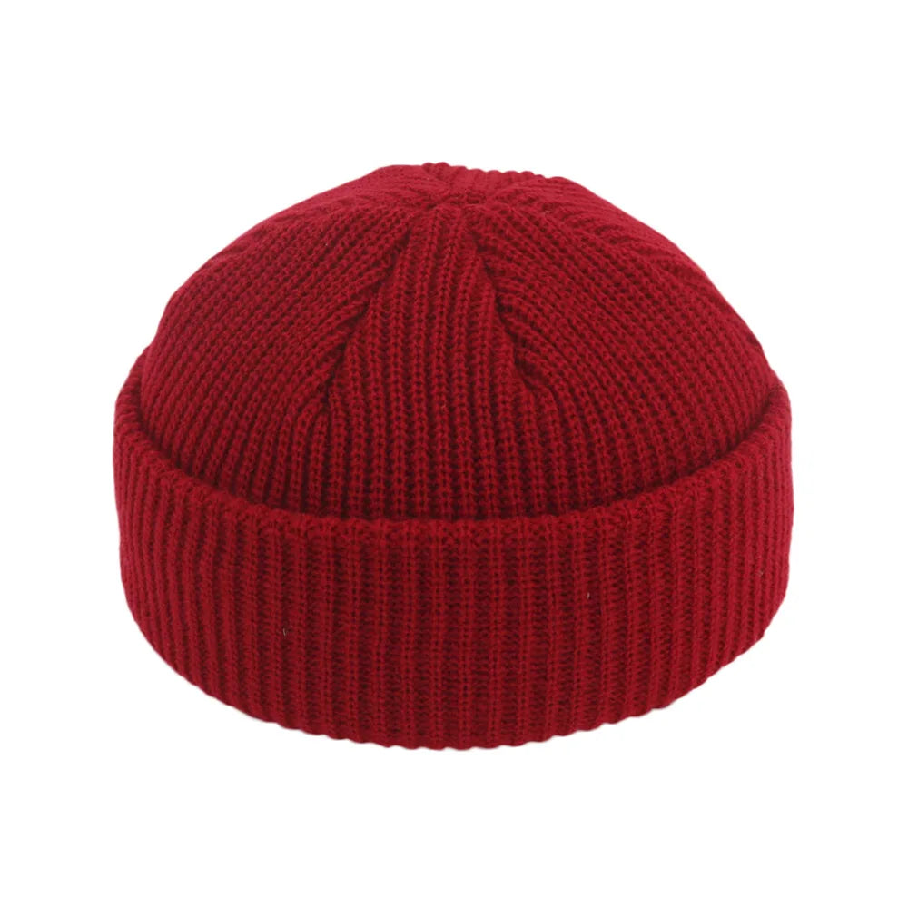 "Trendy Pumpkin Beanie - Warm Knitting Skull Cap for Men & Women - Unisex Hip-Hop Style Winter Hat"