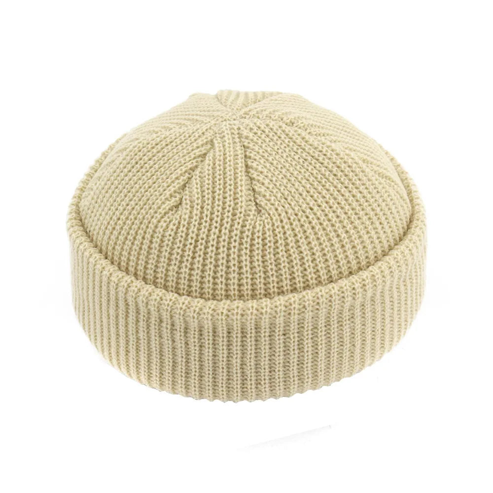 "Trendy Pumpkin Beanie - Warm Knitting Skull Cap for Men & Women - Unisex Hip-Hop Style Winter Hat"