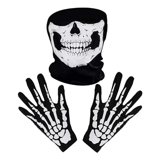 Halloween Gloves Skeleton Socks Scary Paw Gloves Bleeding Happy Halloween Party Decor For Men Women Horror Party