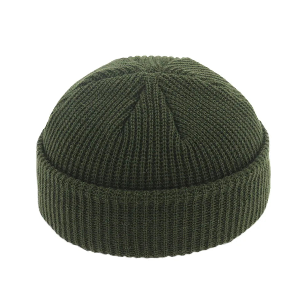 "Trendy Pumpkin Beanie - Warm Knitting Skull Cap for Men & Women - Unisex Hip-Hop Style Winter Hat"