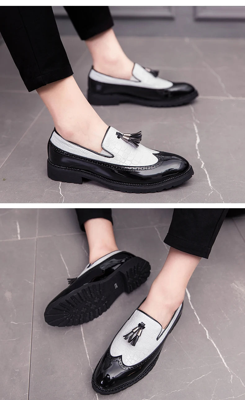 Fashion Shoe Office Shoes for Men Casual Shoes Breathable Leather Loafers Driving Moccasins Comfortable Slip on 2022 Three Color