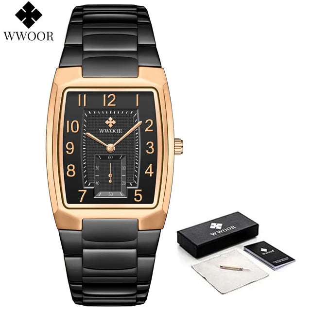 Fashion Women Wrist Watches WWOOR New Top Brand Luxury Creative Steel Ladies Bracelet Watch Dress Female Quartz Waterproof Clock