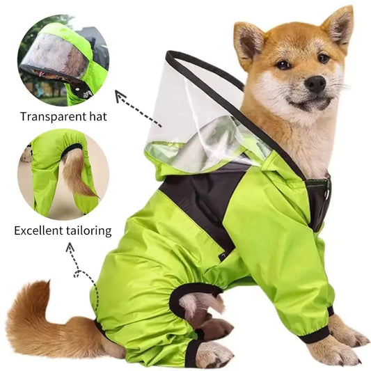 Transparent Pet Raincoat