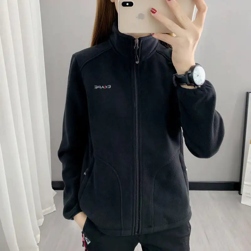 Casual Thickening Polar Fleece Shell Jacket