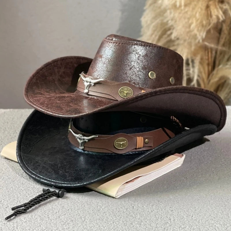 Western Cowboy Hut Niet Jazzs Mädchen Kostüm Cosplay Kappe Ornament Haushaltswaren für weibliche Teenager