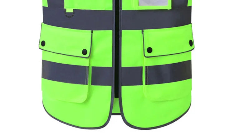 Size S-4XL High Visibility Road Working Reflective Vest Outdoor Motorcycle Cycling Safety Waistcoat Clothing Reflective Jacket