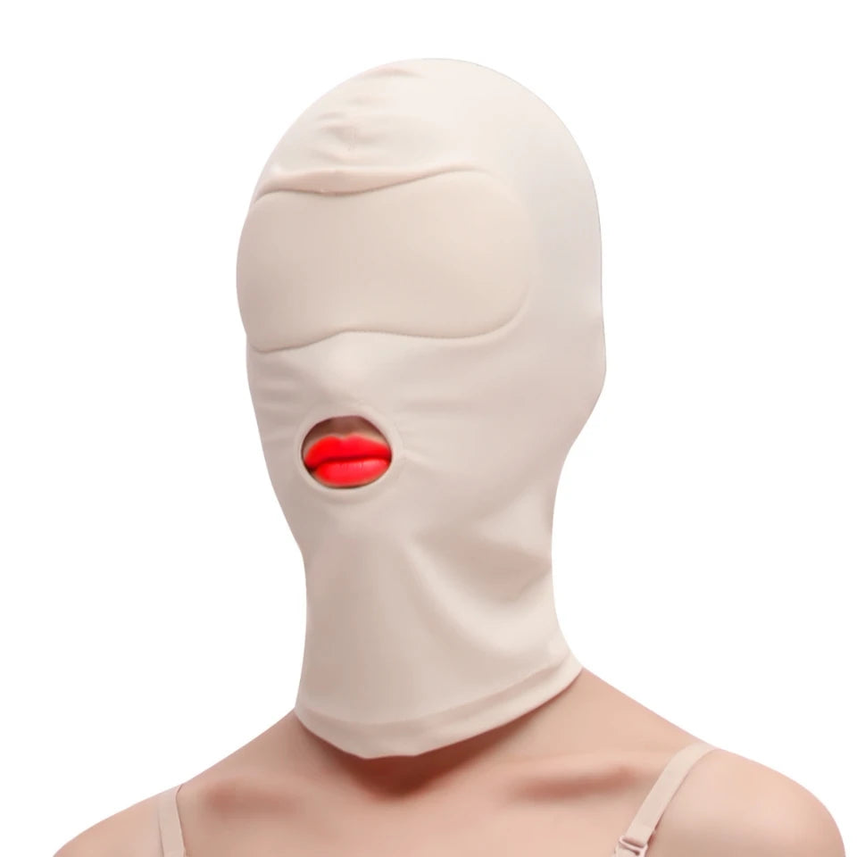 Standard Seamless Unisex Elastic Balaclava Cap Fetish Mouth Eyes Hoods For Halloween Cosplay Party Hat Tactical Face Mask Games