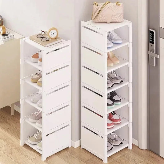 4-7 Layers Shoe Cabinet Shoe Rack Storage Organizer Shoe Storage Rack Space Saving Suitable For Corner Storage Organizer Shelf