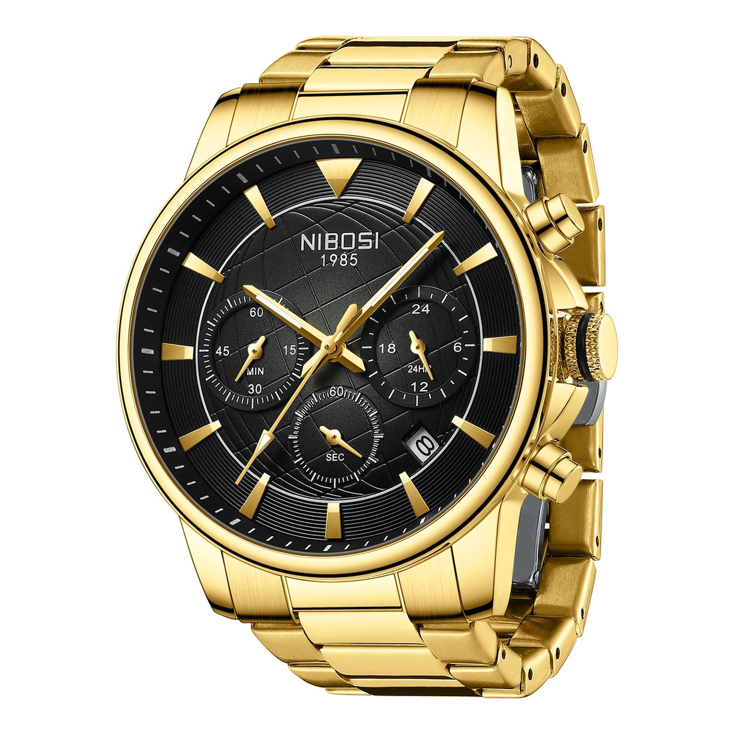 NIBOSI Quartz Watch Men Watches Top Brand Luxury Sports Famous Wristwatch Chronograph Male Clock Wristwatch Relogio Masculino