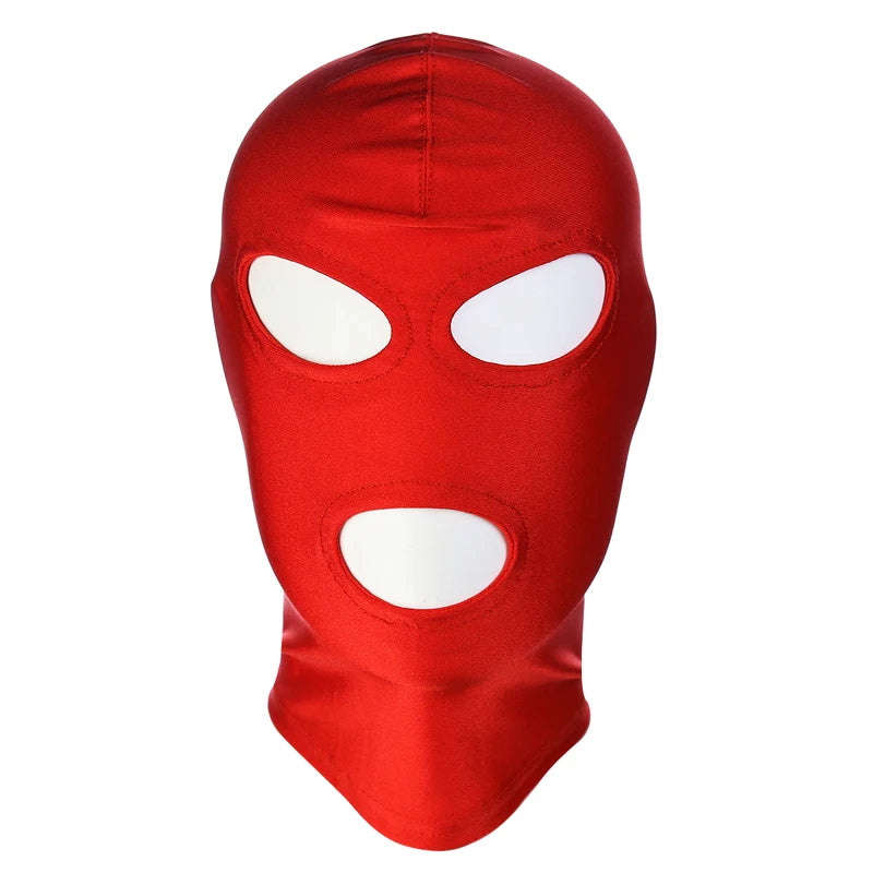 Standard Seamless Unisex Elastic Balaclava Cap Fetish Mouth Eyes Hoods For Halloween Cosplay Party Hat Tactical Face Mask Games