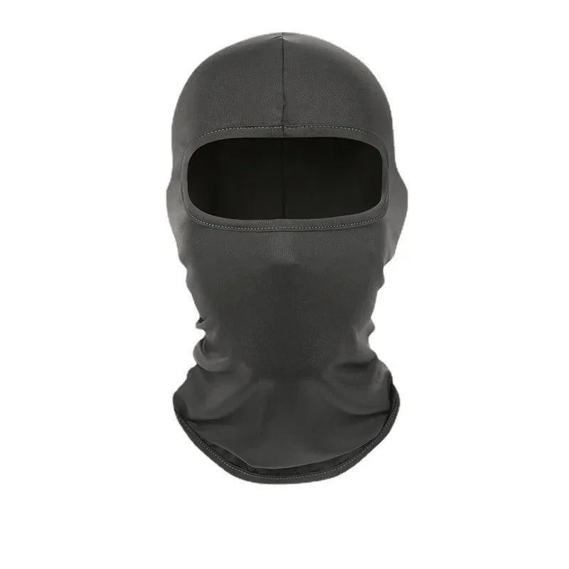 Sun Visor Ice Silk Full Face Mask Outdoor Fishing Motorcycle Windproof Ultraviolet Protection Mask Hood Black Balaclava Masque