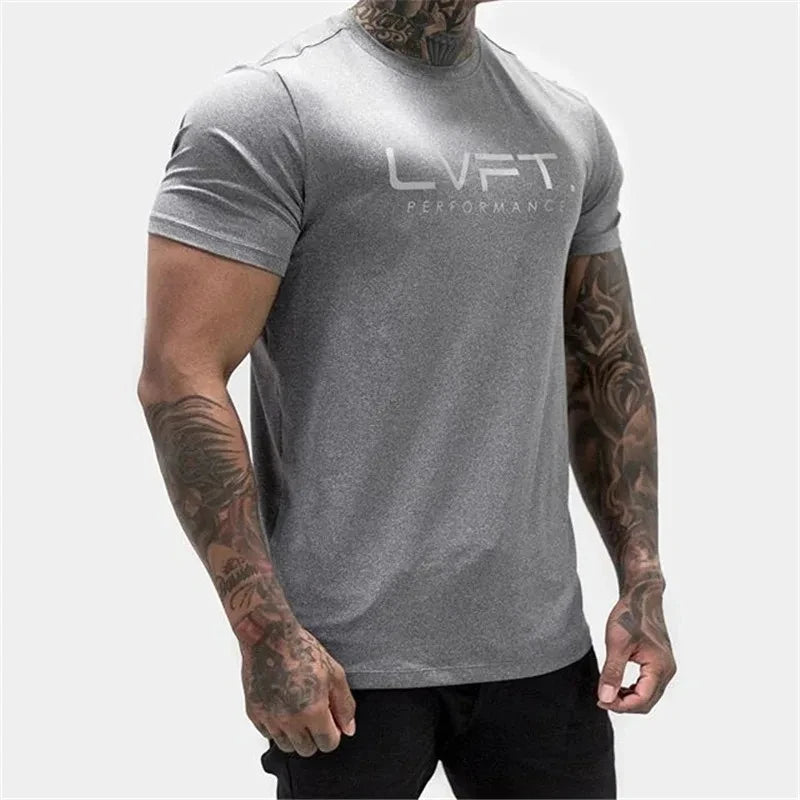 Summer T shirt Jogger Quick Dry Sport Shirt Men Fitness Running Shirt Man Fit Short Sleeve Train T Shirt Mens Sportswear Tops