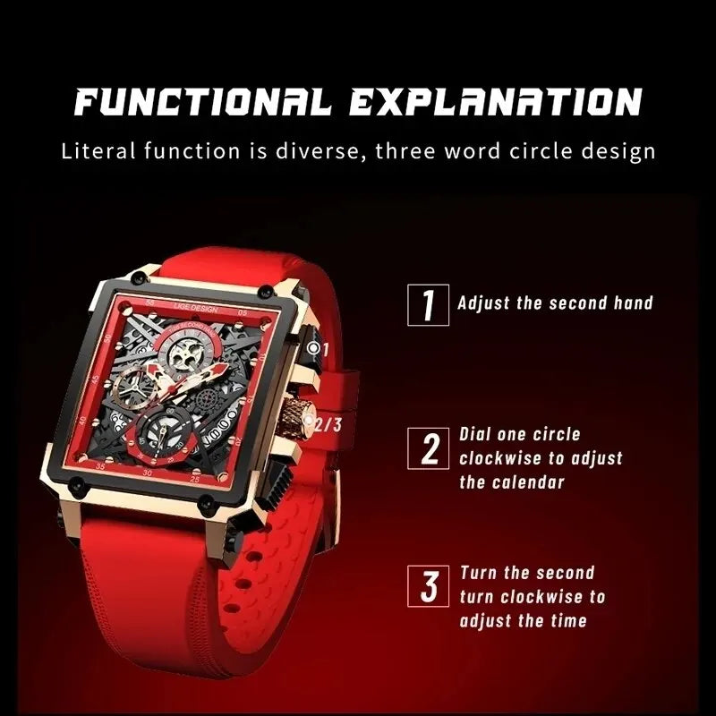 LIGE Men Watch Top Brand Luxury Waterproof Quartz Watches For Men Sport Chronograph Wristwatch Men Clock Relogio Masculino